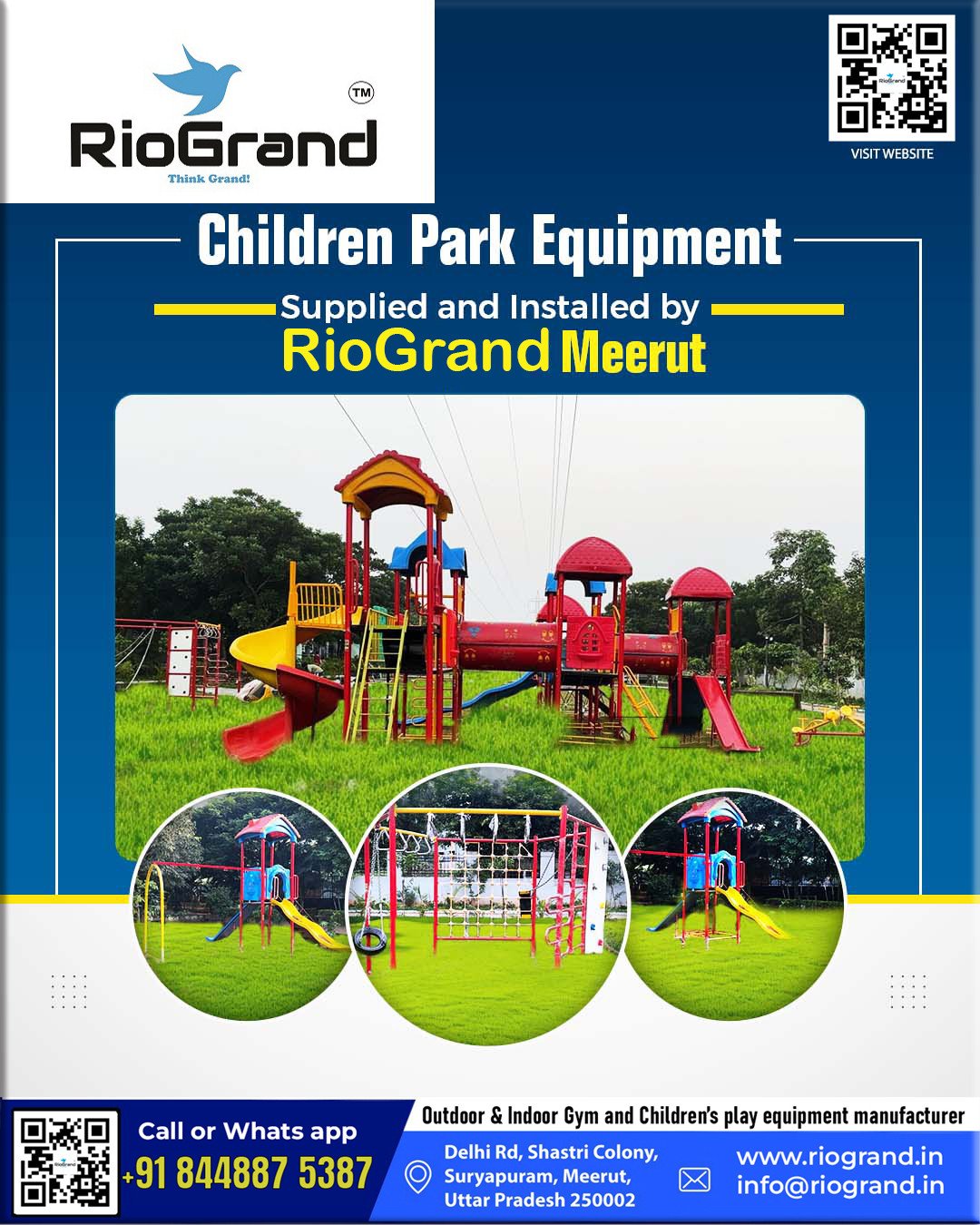 Outdoor children play equipment manufacturer