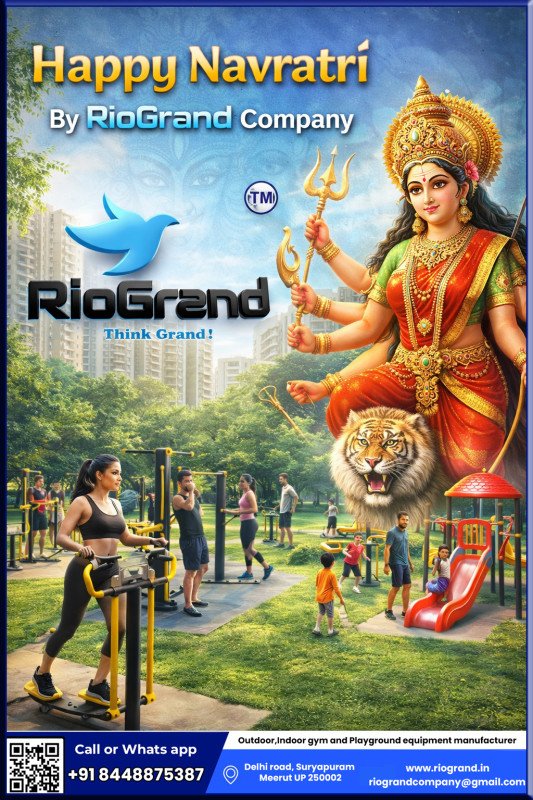 Happy Navratri by RioGrand Company – Outdoor Gym and Playground Equipment Manufacturer